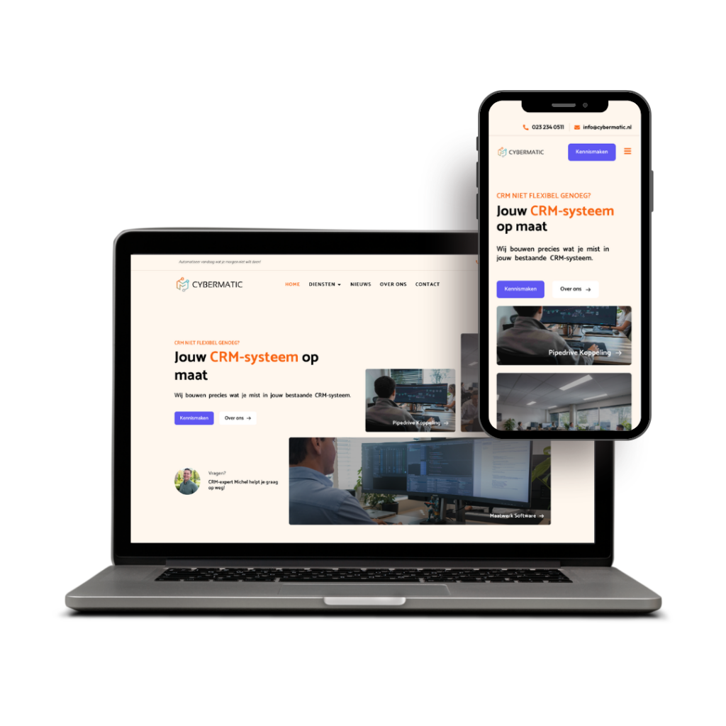 De website van Cybermatic