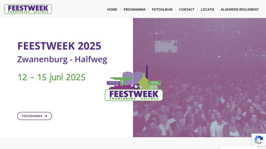 De website van Feestweek Zwanenburg - Halfweg